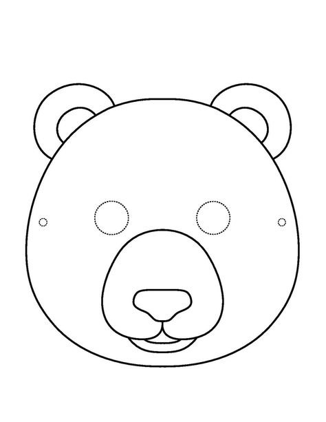 морда медведя