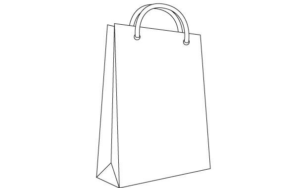 Бумажный пакет сумка