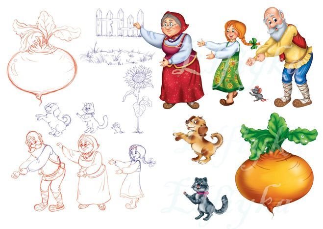 Театр герой сказки Репка дед