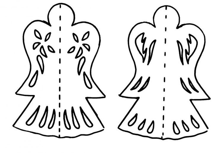 Объемные трафареты на новый год