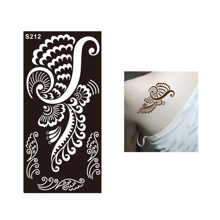 Трафарет для мехенди