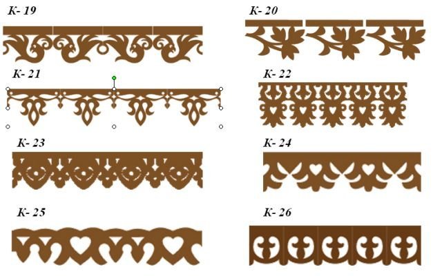 Прорезной орнамент по дереву