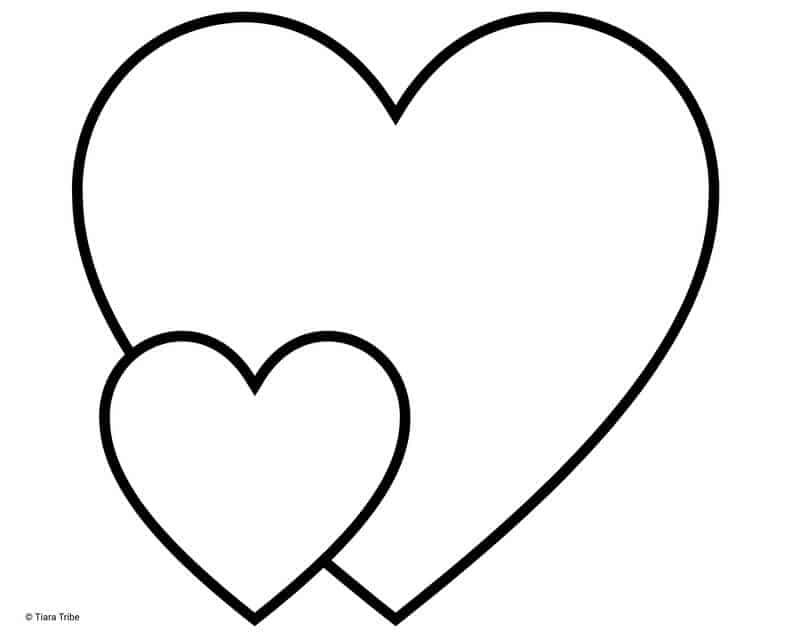 Сердце шаблон