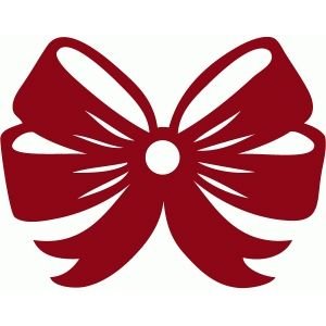 Вытынанка бантик