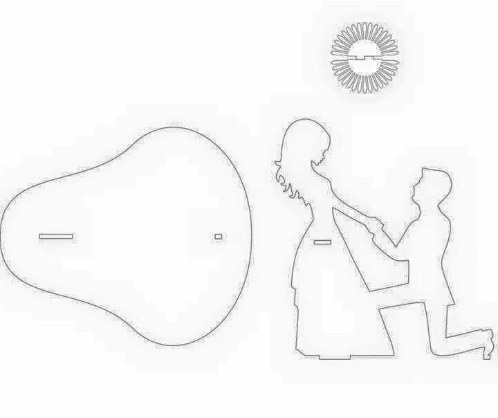 Салфетница из фанеры лобзиком