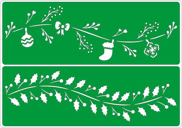 Трафарет на клеевой основе