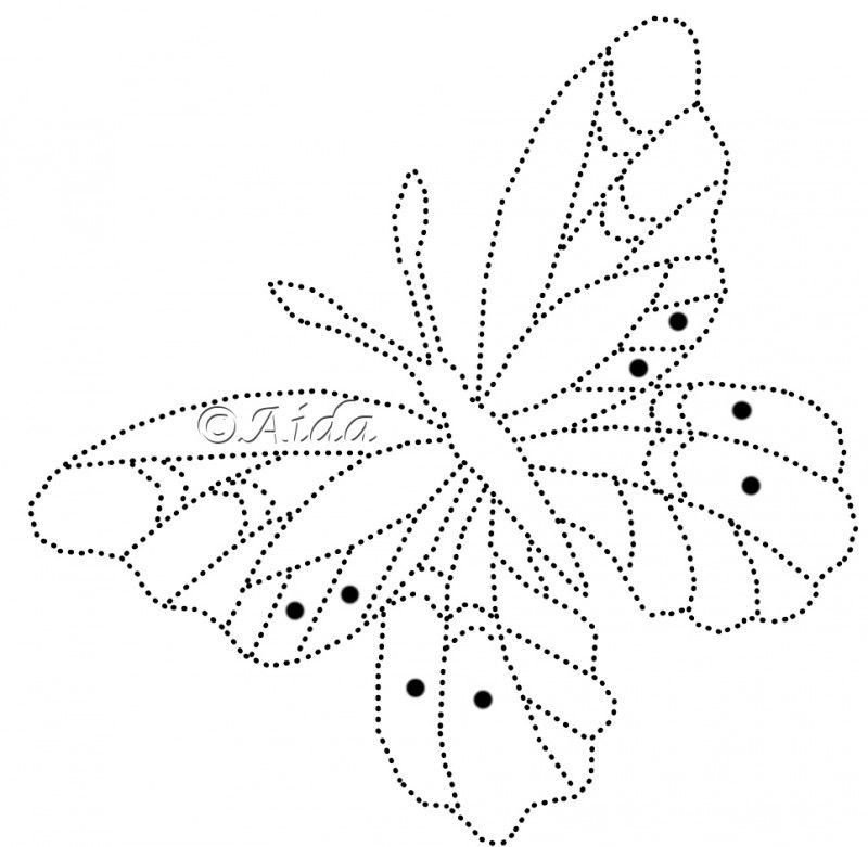 Трафарет для вышивки