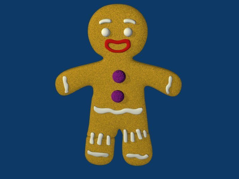 Человек печенька