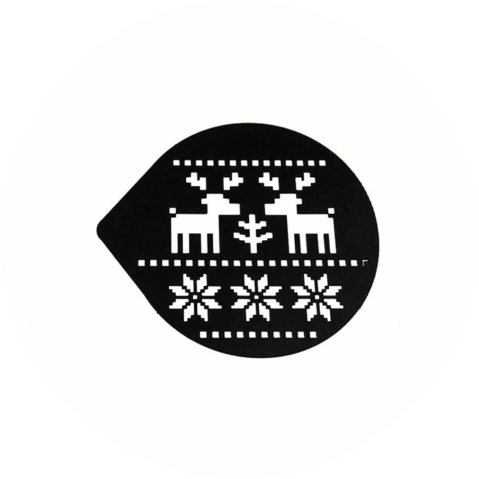 Трафарет "вязаный узор" №1