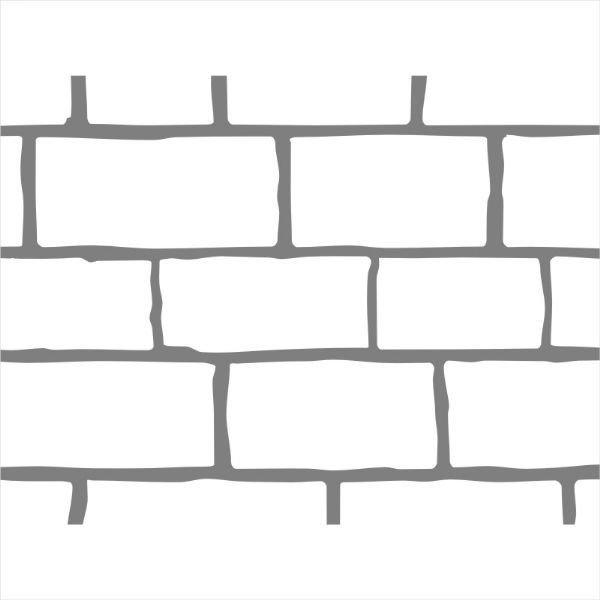 Трафарет камень на стену