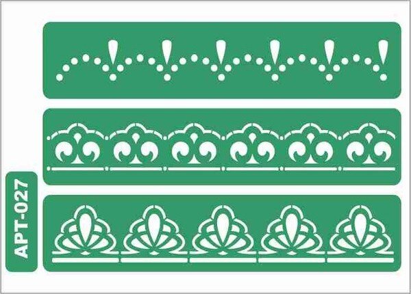 Узор бордюр для трафарета