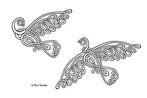 Узоры для джутовой филиграни