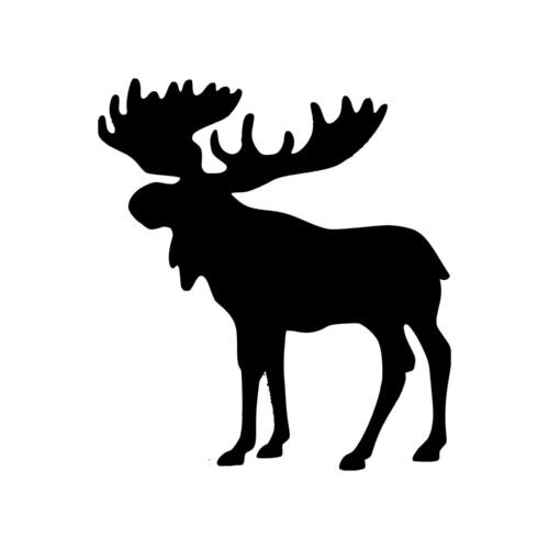 Трафарет лося