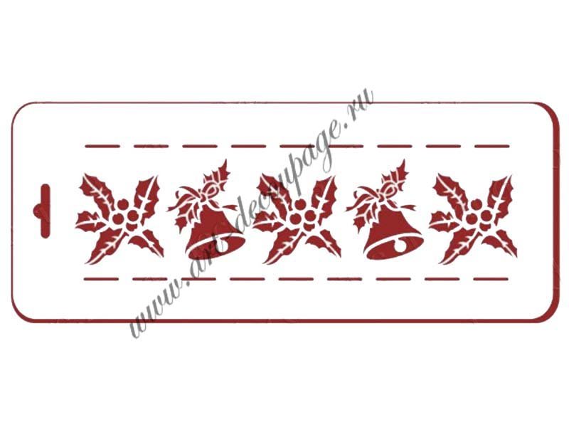 новогодний бордюр