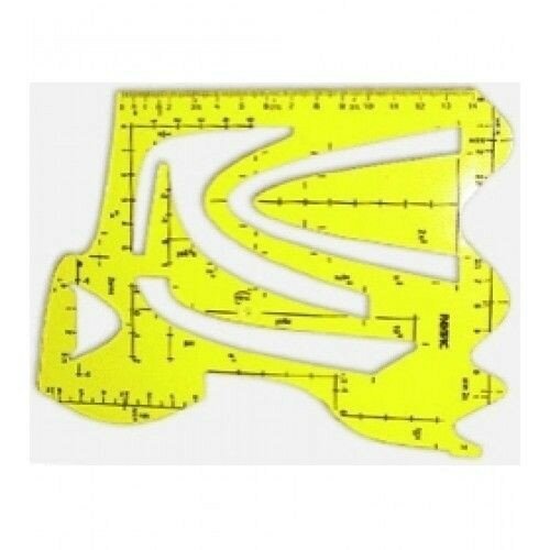 Лекальная линейка для черчения