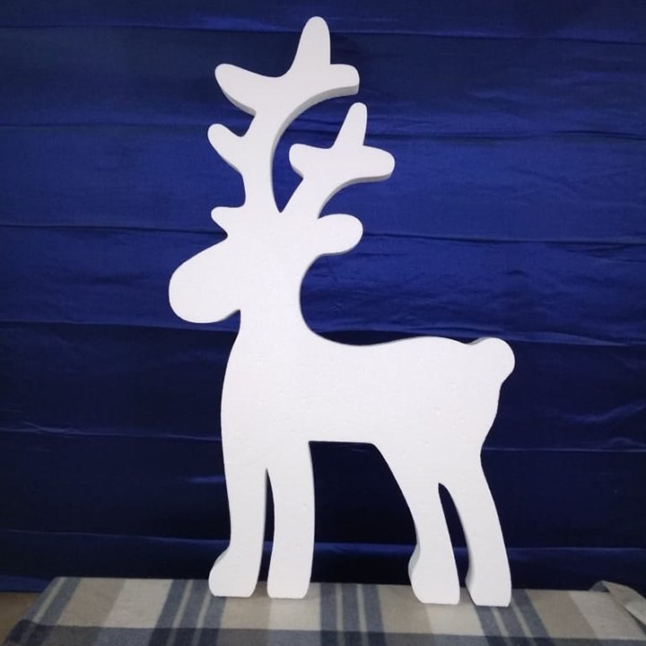 Новогодний деко из пенопласта