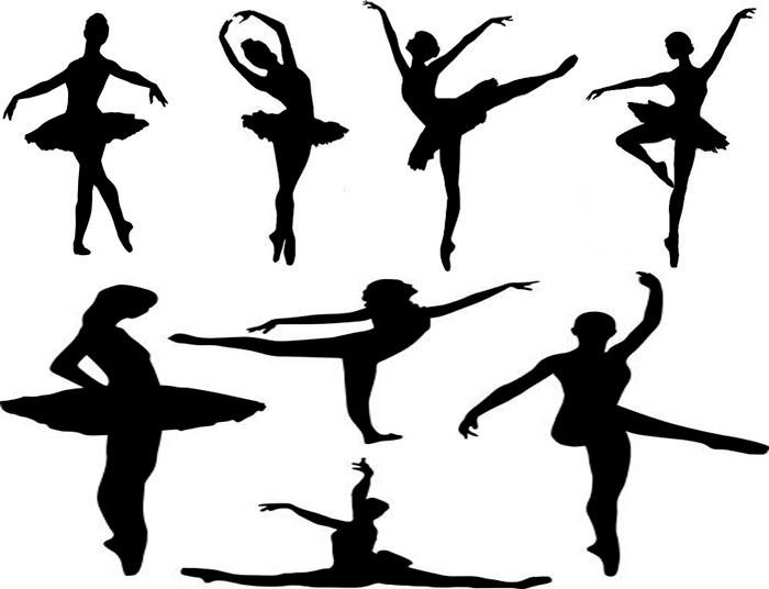 Балерины трафареты для вырезания