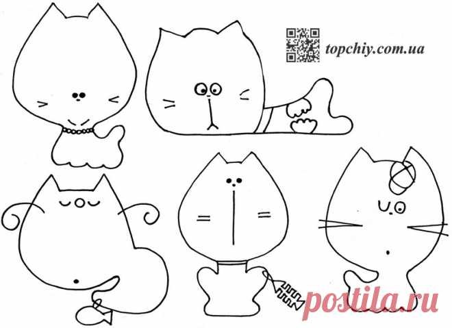 Схемы игрушек из фетра выкройка