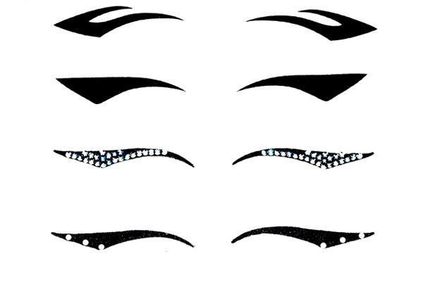 Трафарет стрелки для глаз