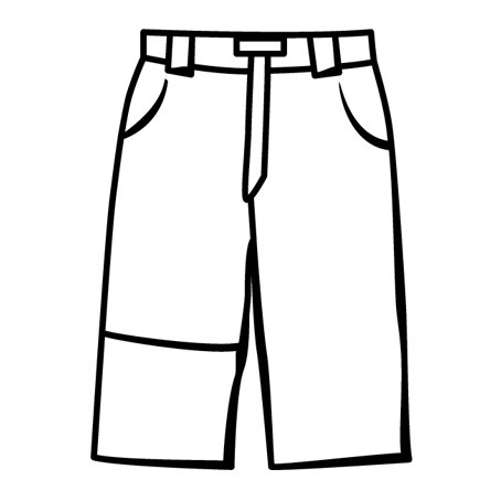 Трафарет шорты