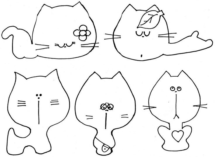 Игрушки из фетра выкройки