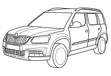Рисунок Skoda Yeti