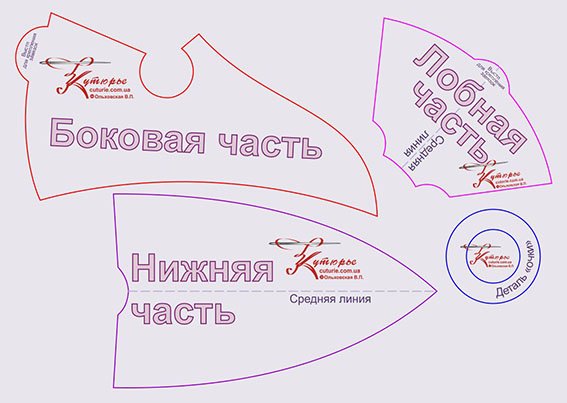 Схема маски чумного доктора выкройка