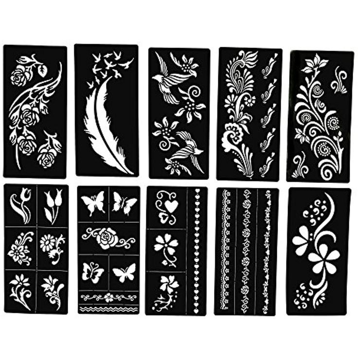 Трафарет для мехенди