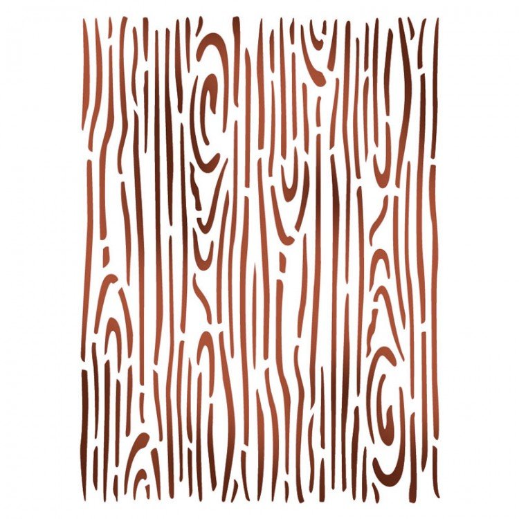 Трафарет имитация дерева