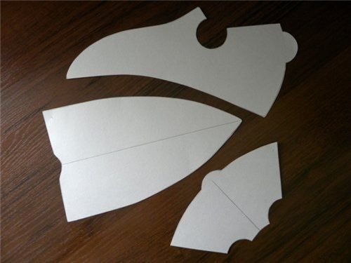 Маска чумного доктора лекало