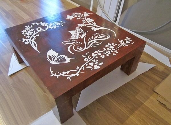 Узоры на столе