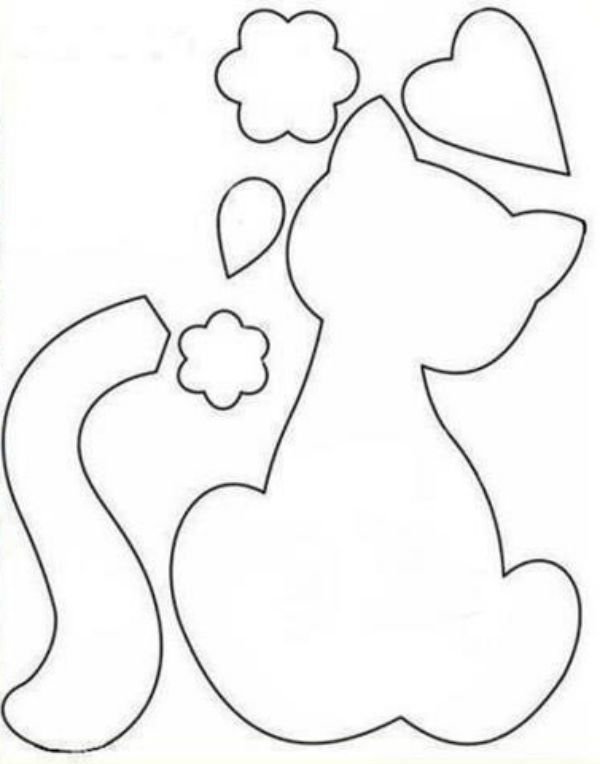 Поделки из фетра шаблоны