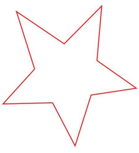 Форма звезды