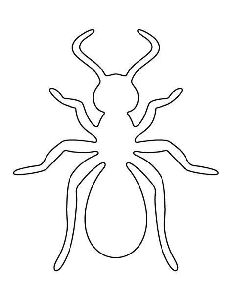 Трафарет "насекомые"