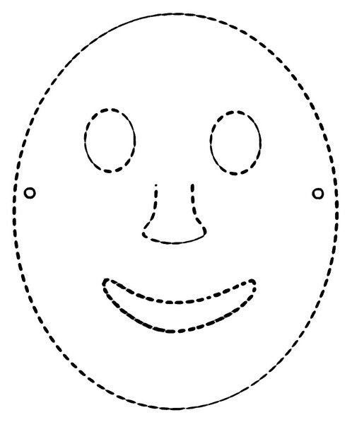 Трафарет лица