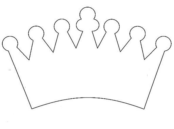 Трафарет короны для мальчика