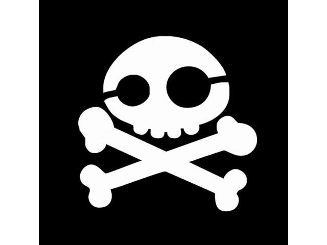 Пиратские череп и кости