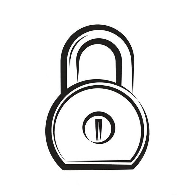 Замок дверной раскраска для детей