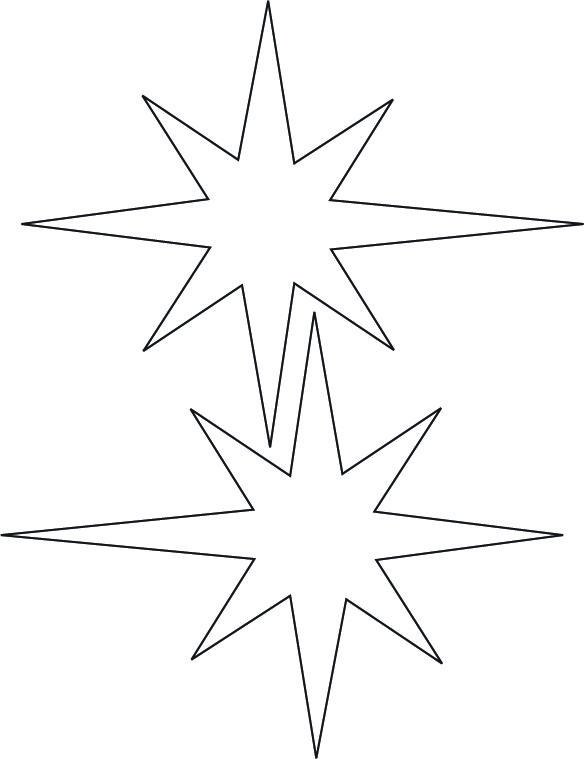 Звезда шаблон