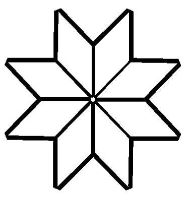 Символ Алатырь восьмиконечная звезда