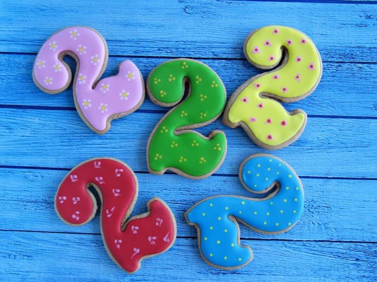 Имбирные пряники цифры