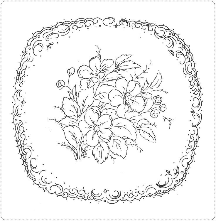 Жостовские подносы раскраска шаблон