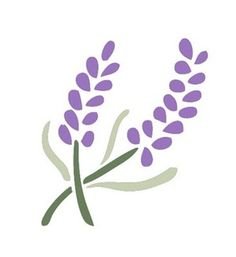 Трафарет Лаванда