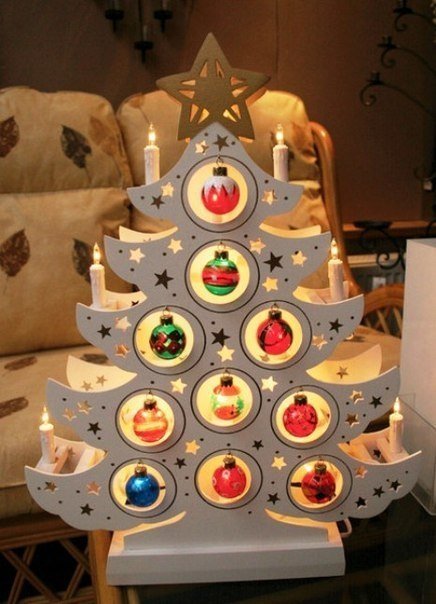 Новогодняя елка из фанеры