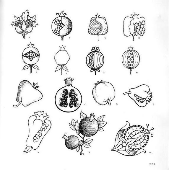 Стилизация фруктов и овощей