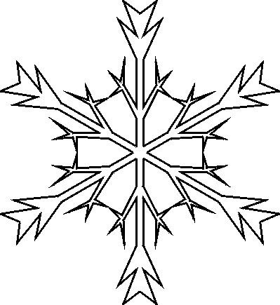 Снежинка рисунок