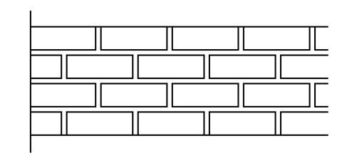 Трафарет для стен кирпич