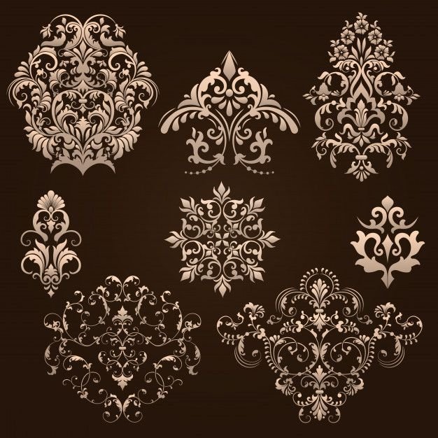 Викторианский узор вектор