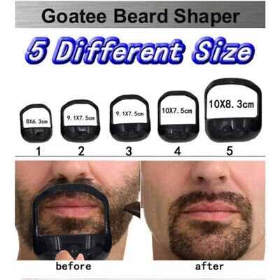 Трафарет для бороды эспаньолки