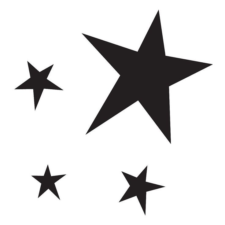 Трафарет звезды